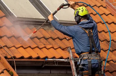 Démoussage et hydrofuge de toiture à Marthon